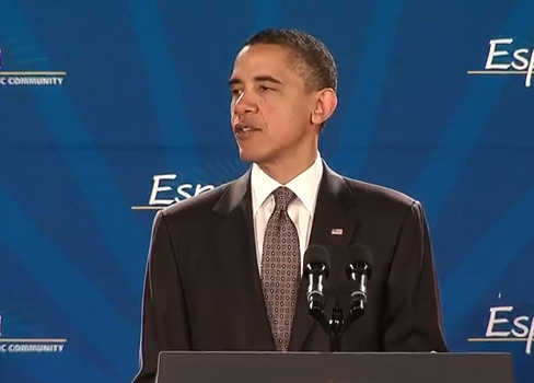 Obama Speaks At Hispanic Prayer Breakfast